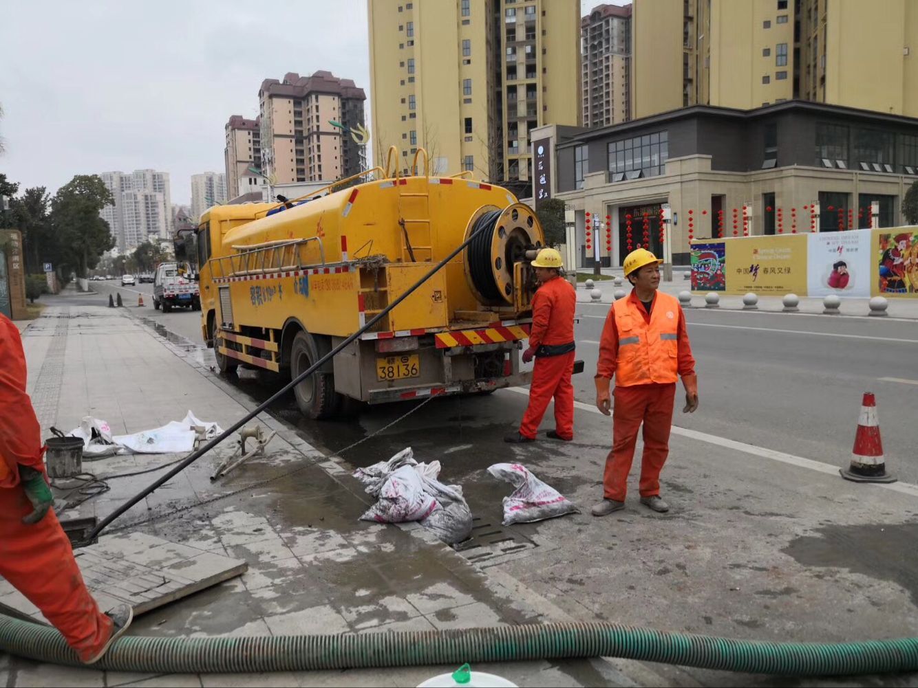 千阳排污管道清淤-管道清洗